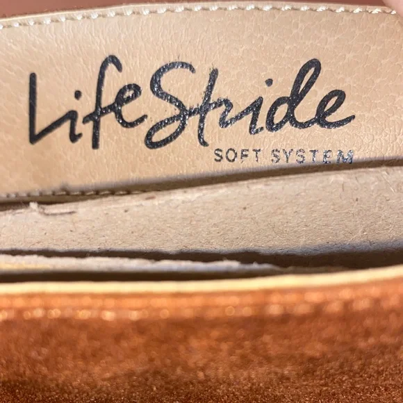 Life Stride Brown Wide Calf Heeled Boots - Picture 9 of 9